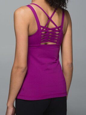NWOT Lululemon Hot To Street Tank Regal Plum size 6